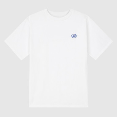 the rabbits White short-sleeved T-shirt