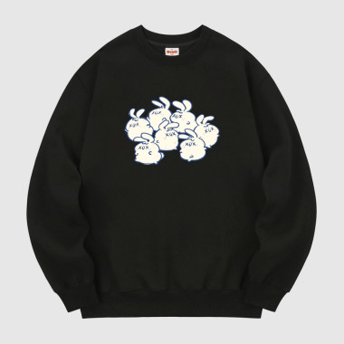 the rabbits sweatshirt black