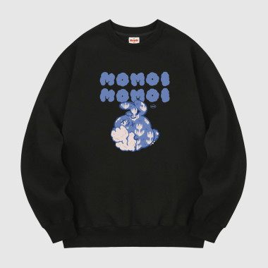tulip clouds sweatshirt black