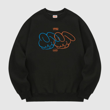 twins 1990 sweatshirt black