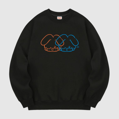twins sweatshirt black