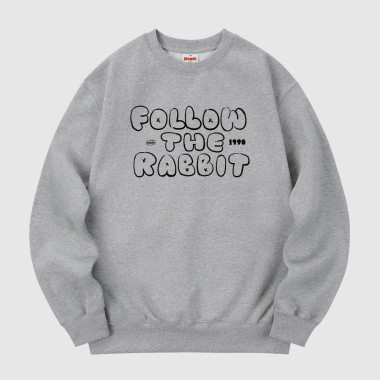 follow blank sweatshirt gray