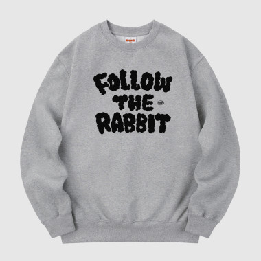 Follow clouds sweatshirt gray