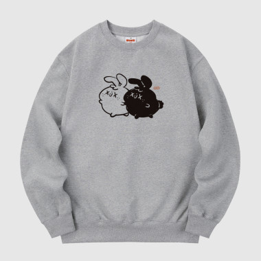 Follow momoi sweatshirt gray