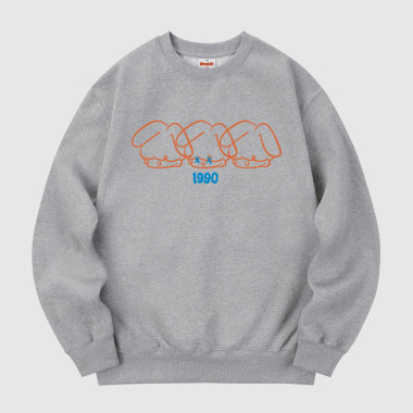 triple nooy 1990 sweatshirt gray