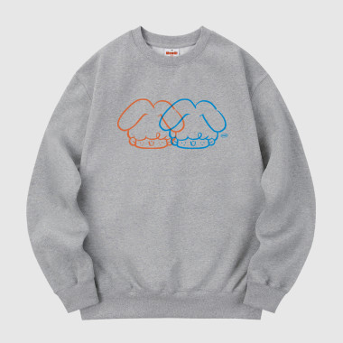 twins sweatshirt gray
