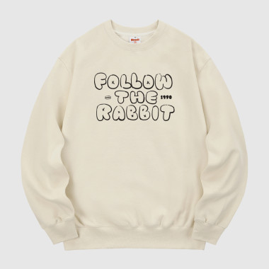 follow blank sweatshirt cream