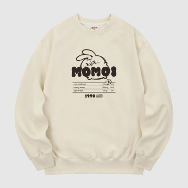 mini M sweatshirt cream