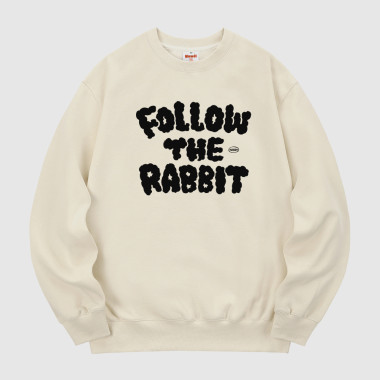 Follow clouds sweatshirt cream