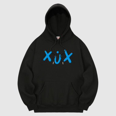 xux blue hood black