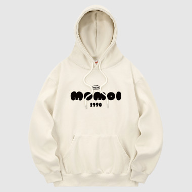 rounded logo hood cream
