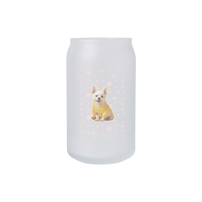 무광 비어캔글라스 473ml 댕댕굿즈04