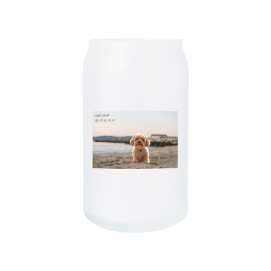 무광 비어캔글라스 473ml 댕댕굿즈05