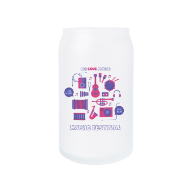 무광 비어캔글라스 473ml 뮤직웨이브02