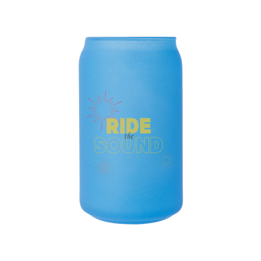 무광 아이스 변색 유리컵 473ml (블루) 뮤직웨이브03
