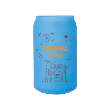 무광 아이스 변색 유리컵 473ml (블루) 뮤직웨이브01