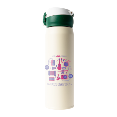 무광크림 스타 텀블러 500ml 뮤직웨이브02