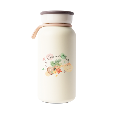 무광크림 밀크 텀블러 350ml 뮤직웨이브05