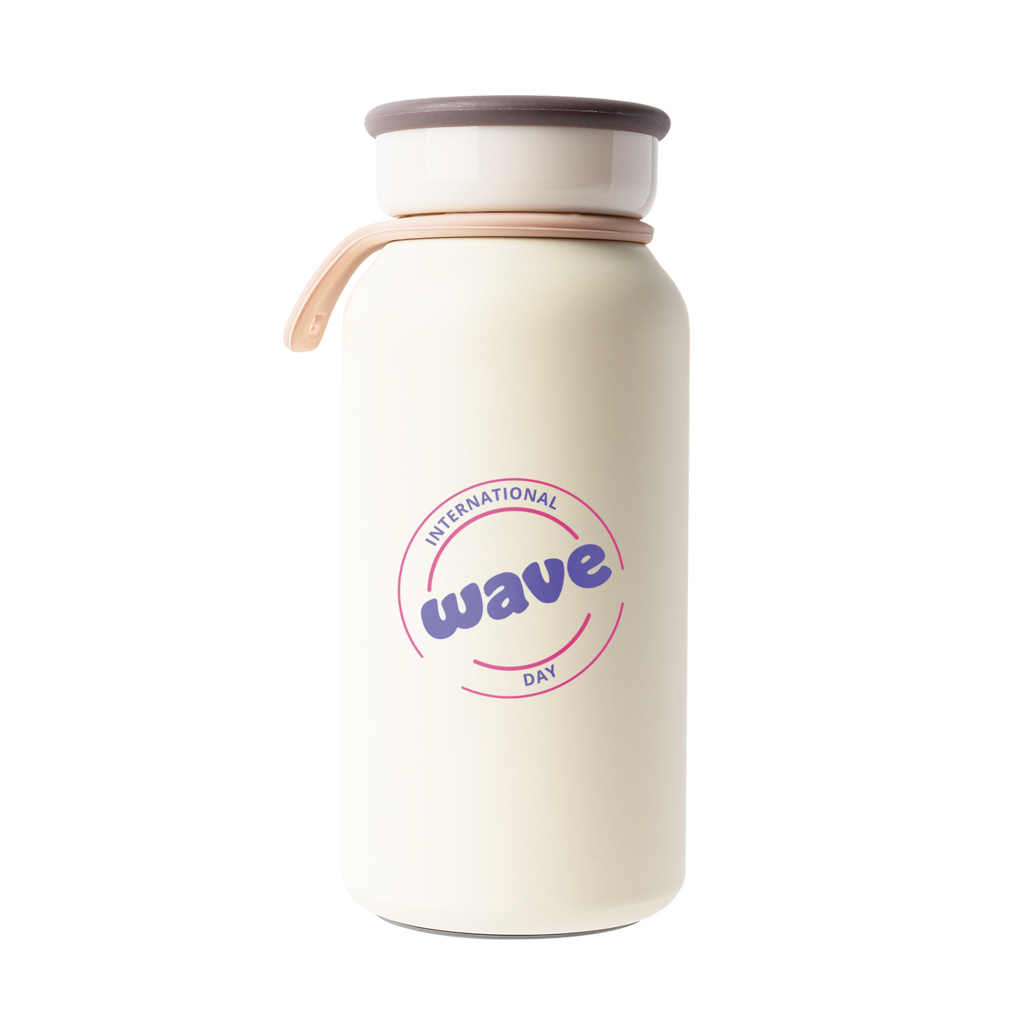 무광크림 밀크 텀블러 350ml 뮤직웨이브02