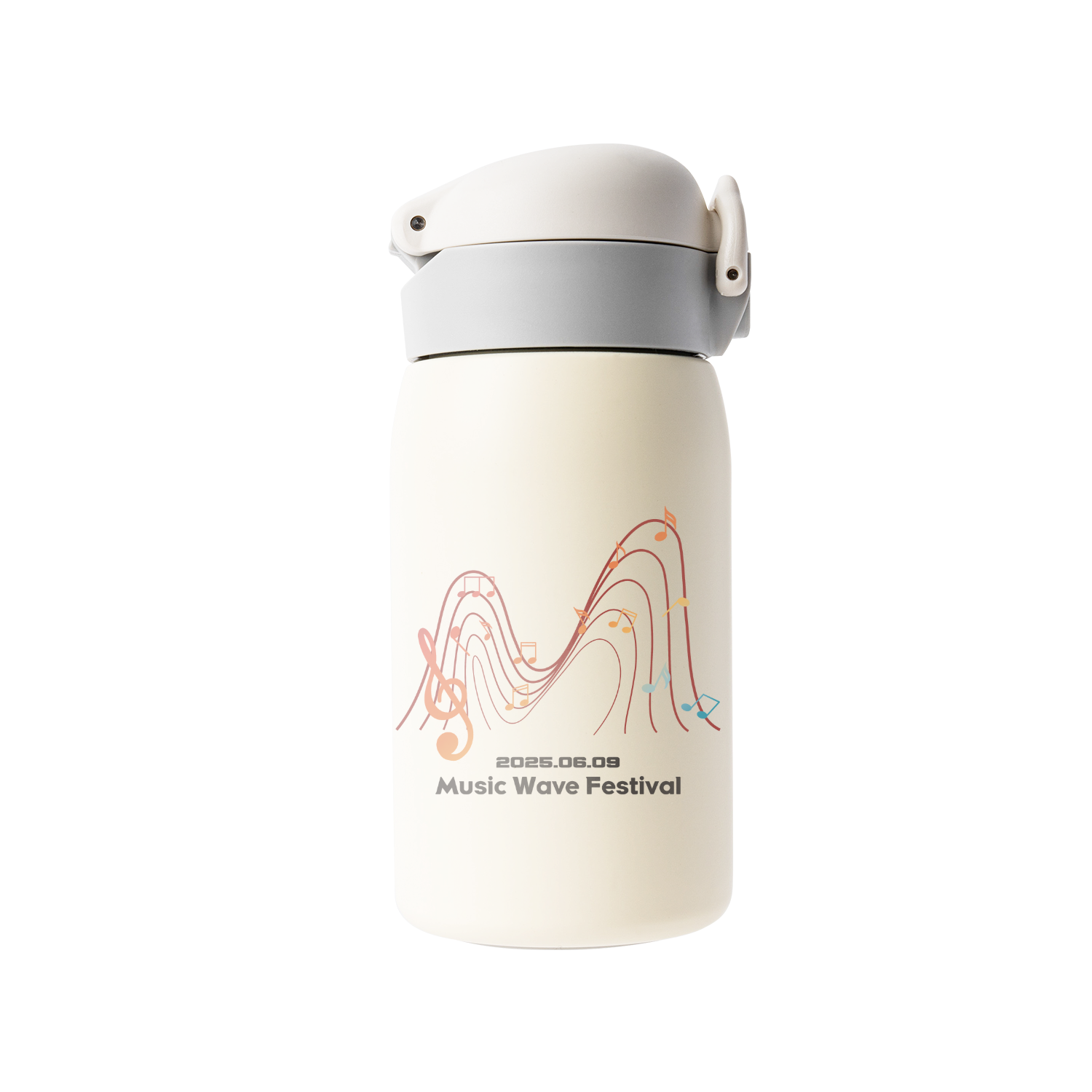 무광크림 키즈세이프 텀블러 330ml 뮤직웨이브01