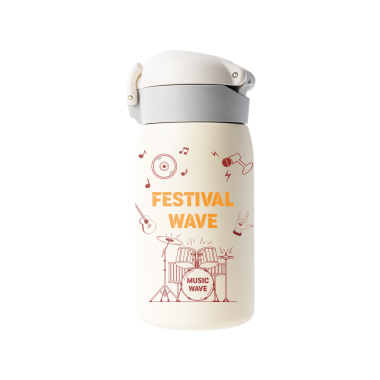 무광크림 키즈세이프 텀블러 330ml 뮤직웨이브01
