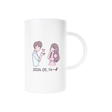 무광 내열 유리컵 14온스 커플04