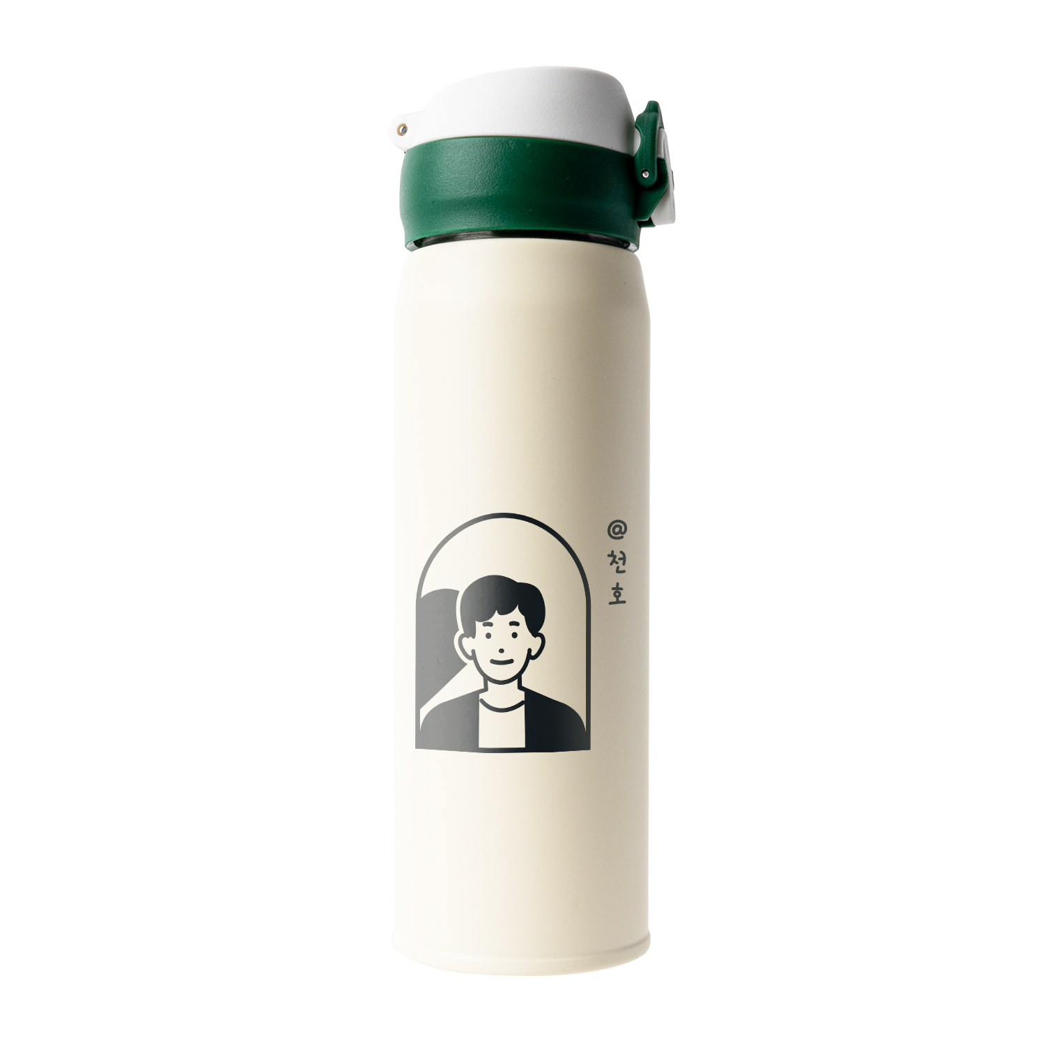 무광크림 스타 텀블러 500ml 커플05