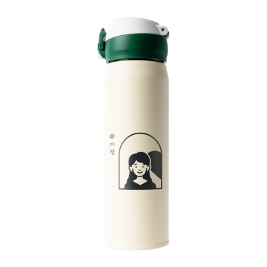 무광크림 스타 텀블러 500ml 커플05