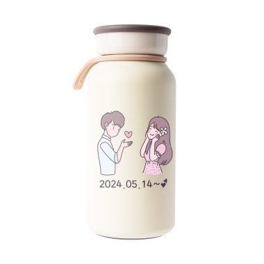 무광크림 밀크 텀블러 350ml 커플04