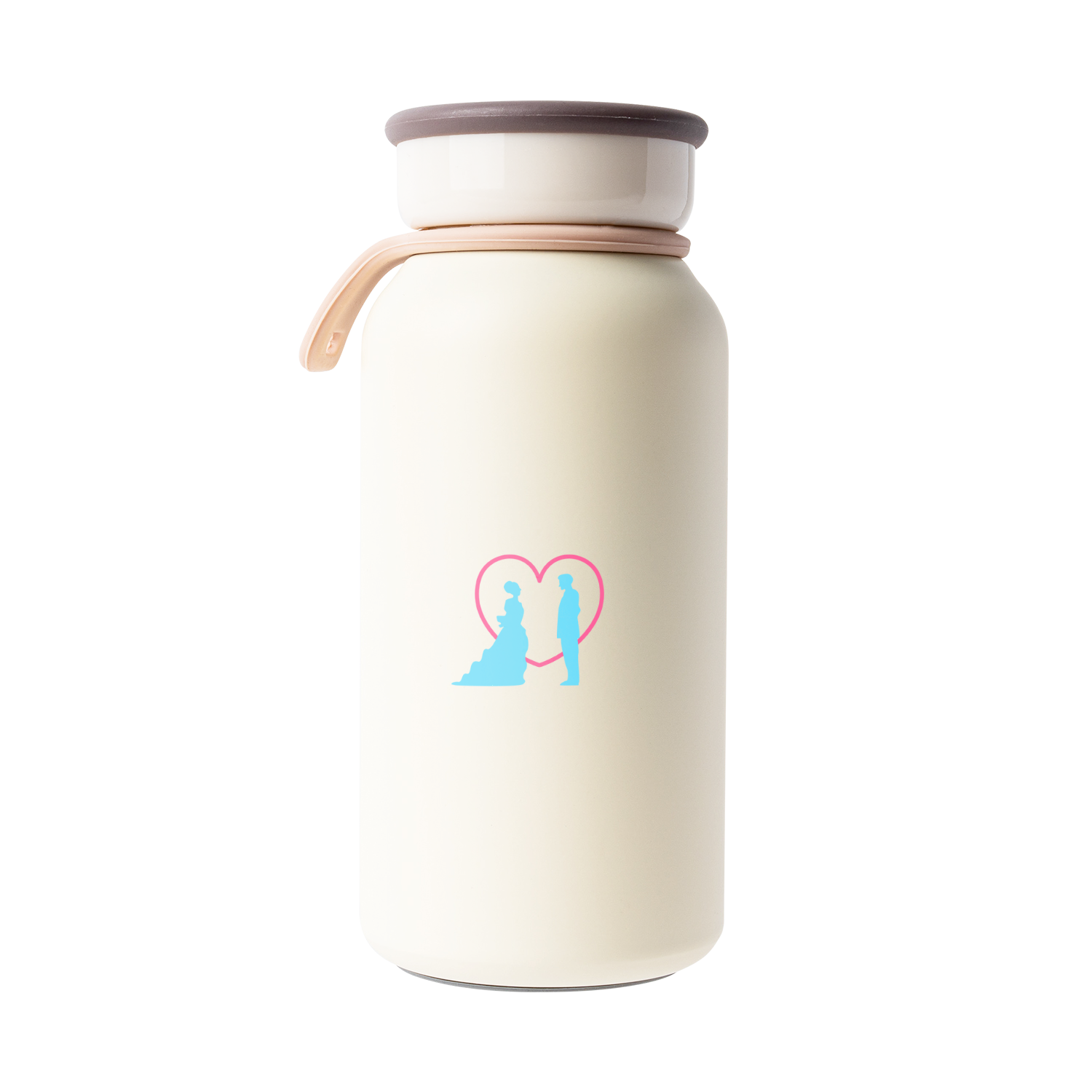무광크림 밀크 텀블러 350ml 커플02