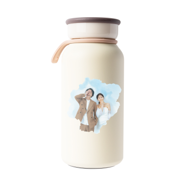 무광크림 밀크 텀블러 350ml 커플02
