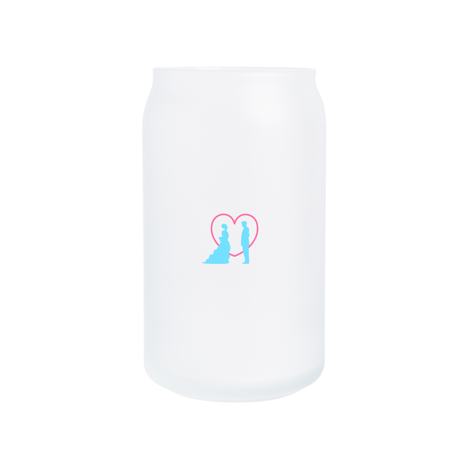 무광 비어캔글라스 473ml 커플02