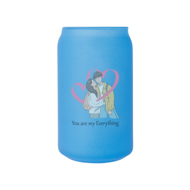 무광 아이스 변색 유리컵 473ml (블루) 커플03
