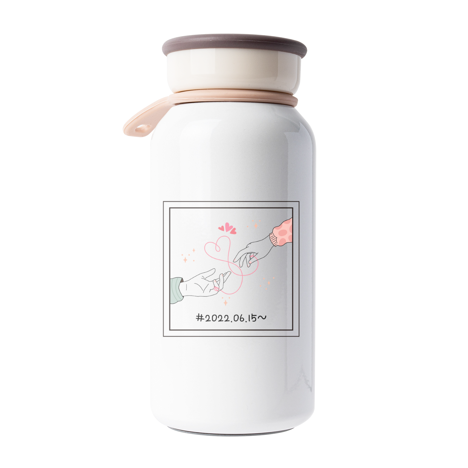 밀크 텀블러(유광) 350ml 커플01