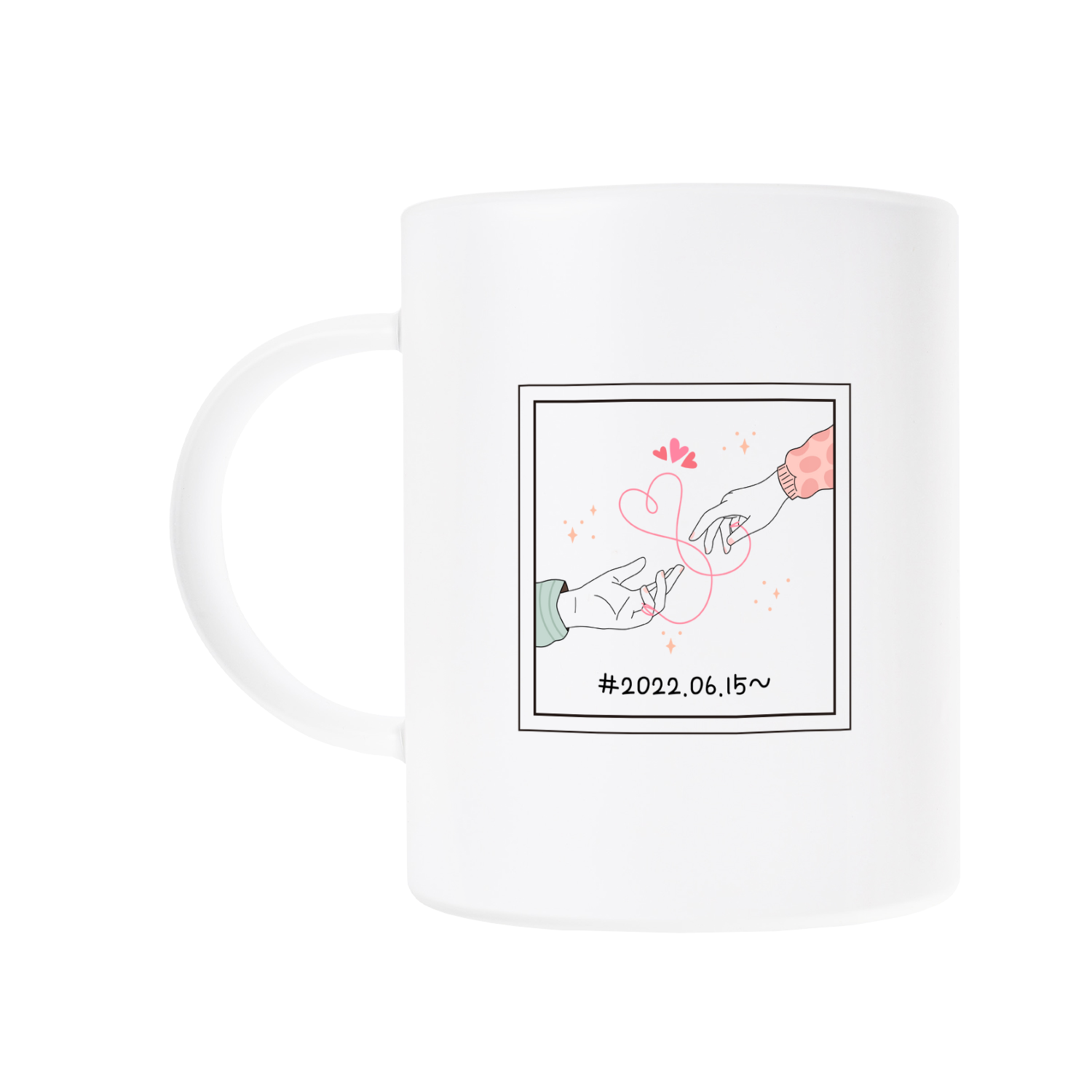 무광 내열 유리컵 11온스 커플01